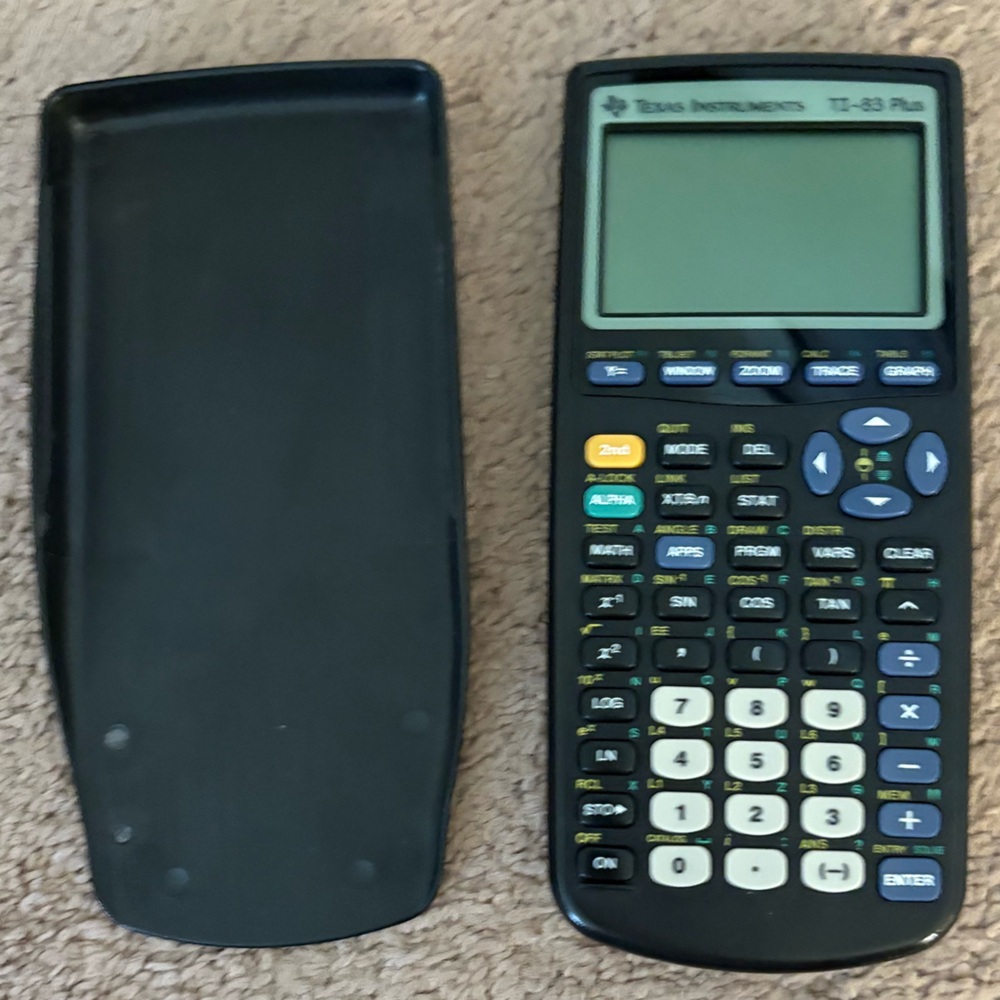 Texas Instruments TI-83 Plus Advanced Graphing Calculator with Cover